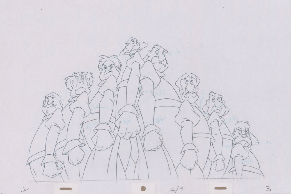 Pencil Art The Band (Sequence 4-9)