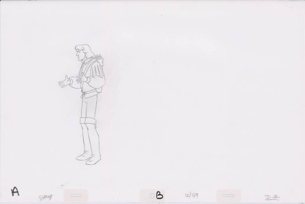 Pencil Art Derek & Odette (Sequence 12-59)