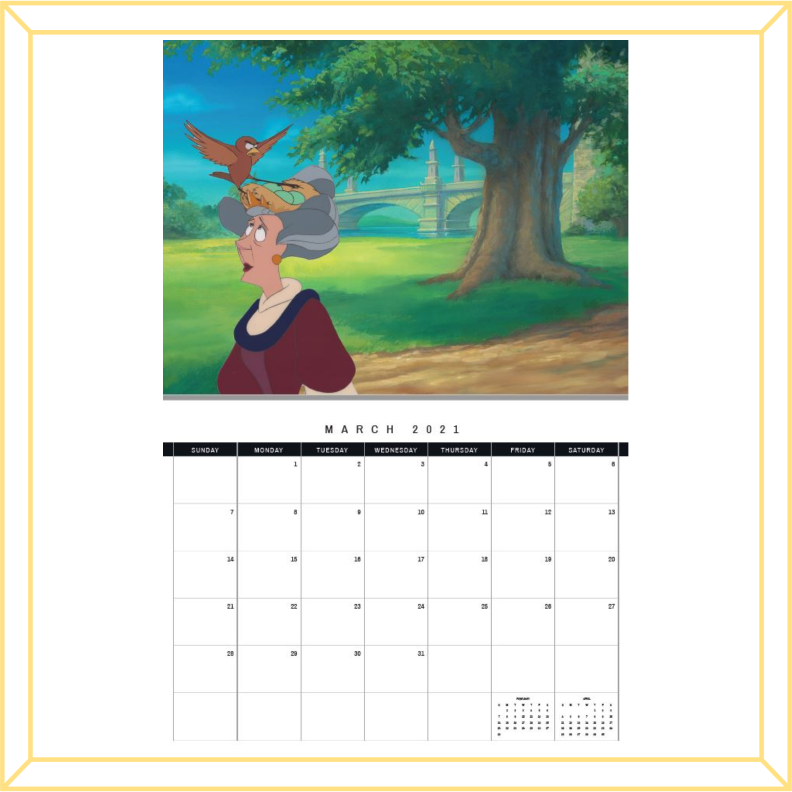 2021 Swan Princess Calendar