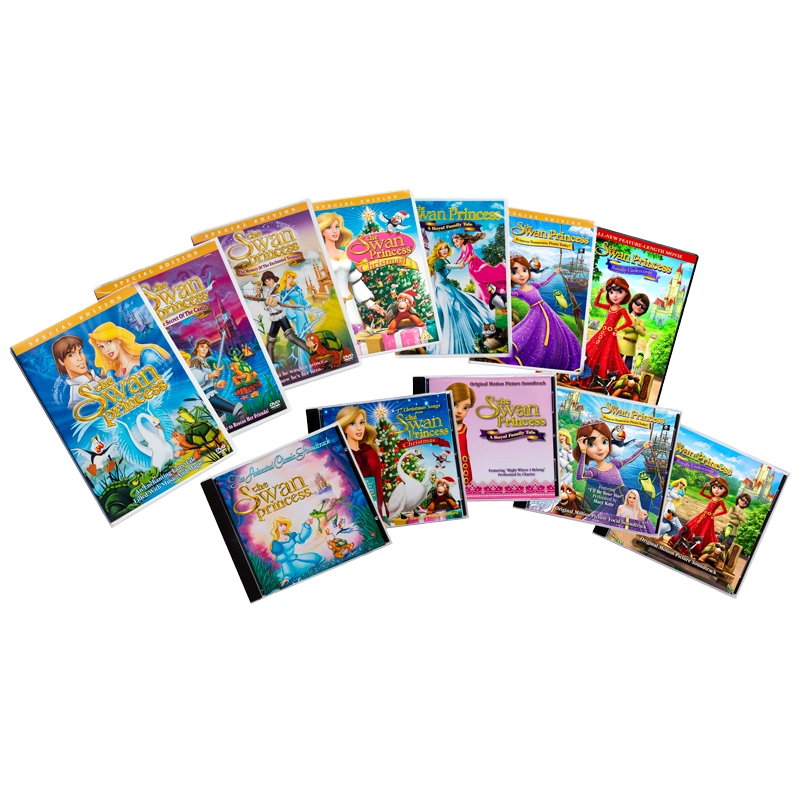 12 Pack Swan Princess Movie and Music