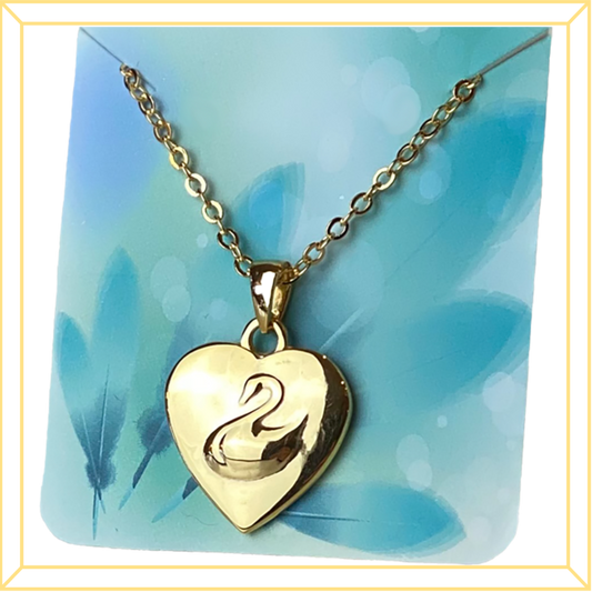 Princess Odette Gold Heart Pendant