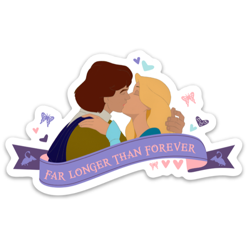 Far Longer Than Forever Vinyl Sticker
