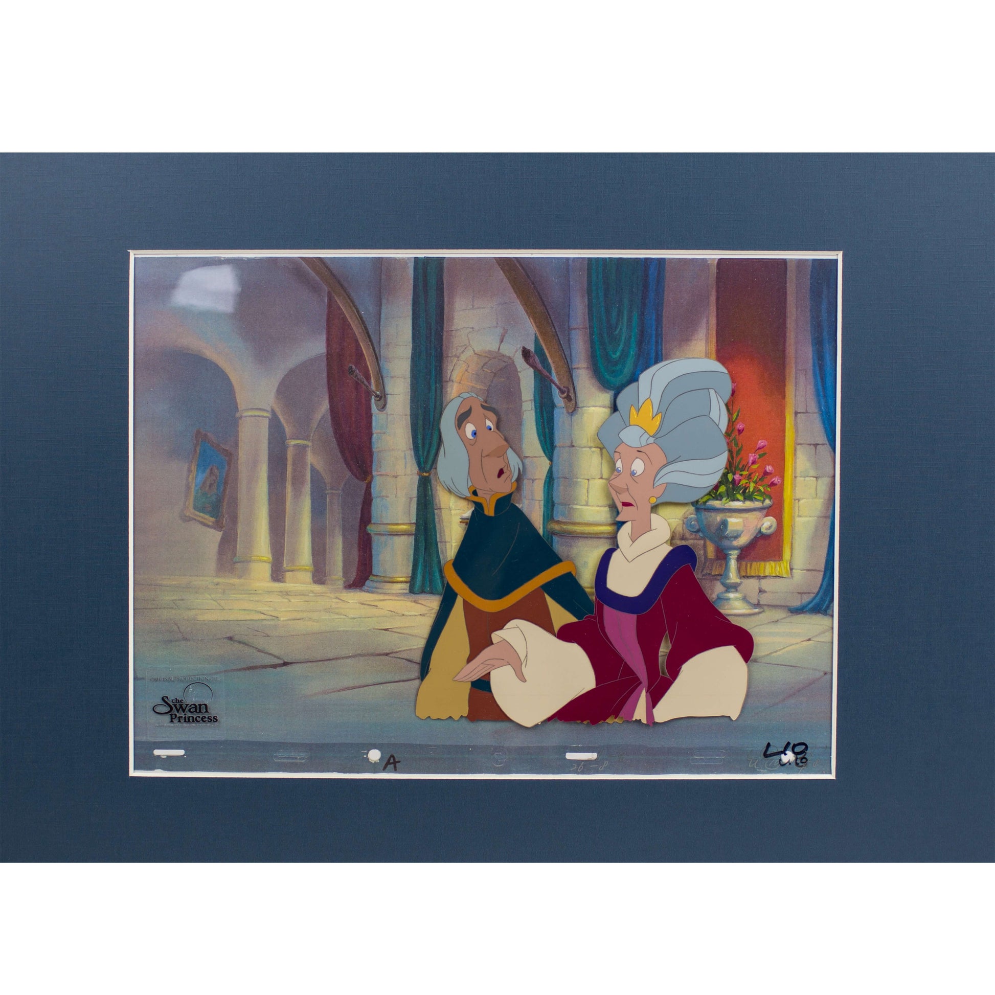 Swan Princess Celluloid Original Hand-Painted Animated Art Cel