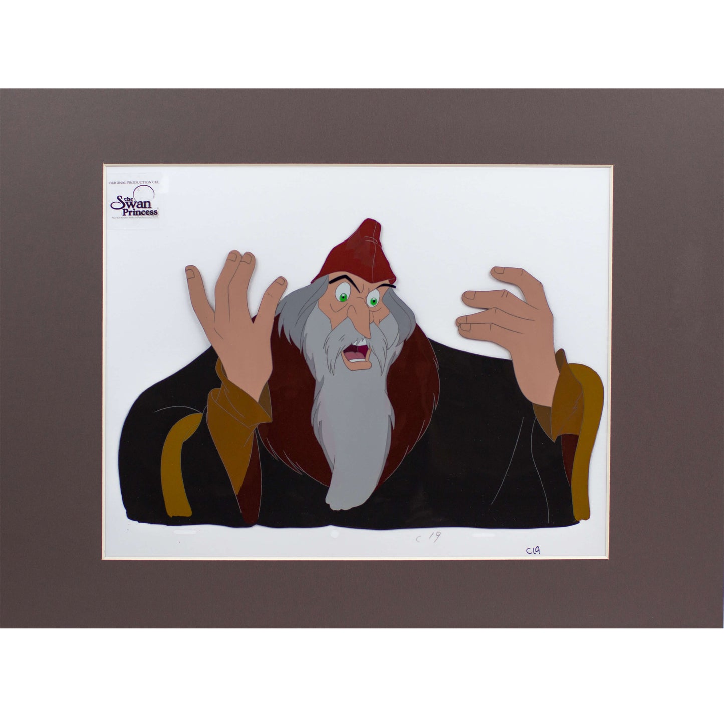 Swan Princess Celluloid Original Hand-Painted Animated Art Cel
