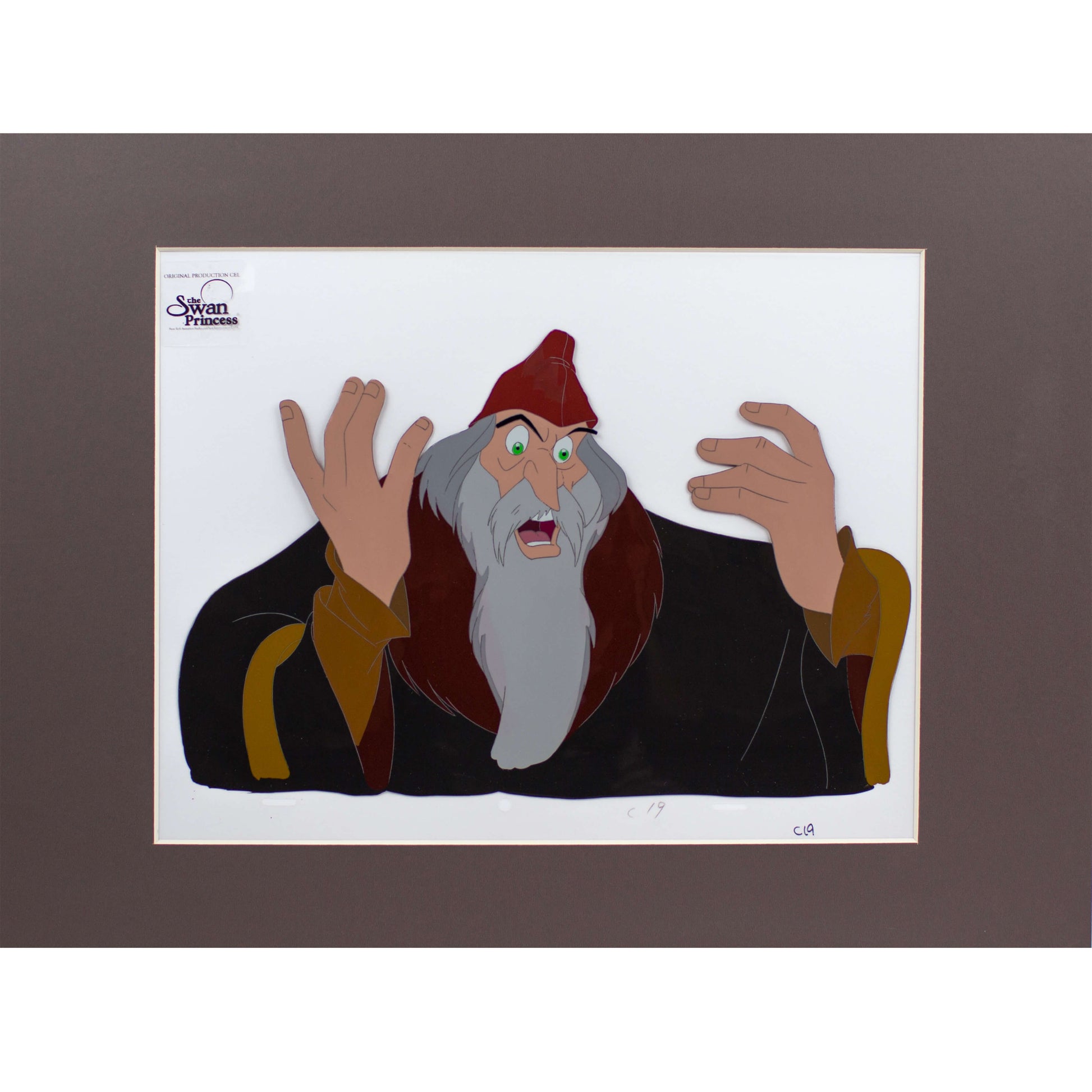 Swan Princess Celluloid Original Hand-Painted Animated Art Cel