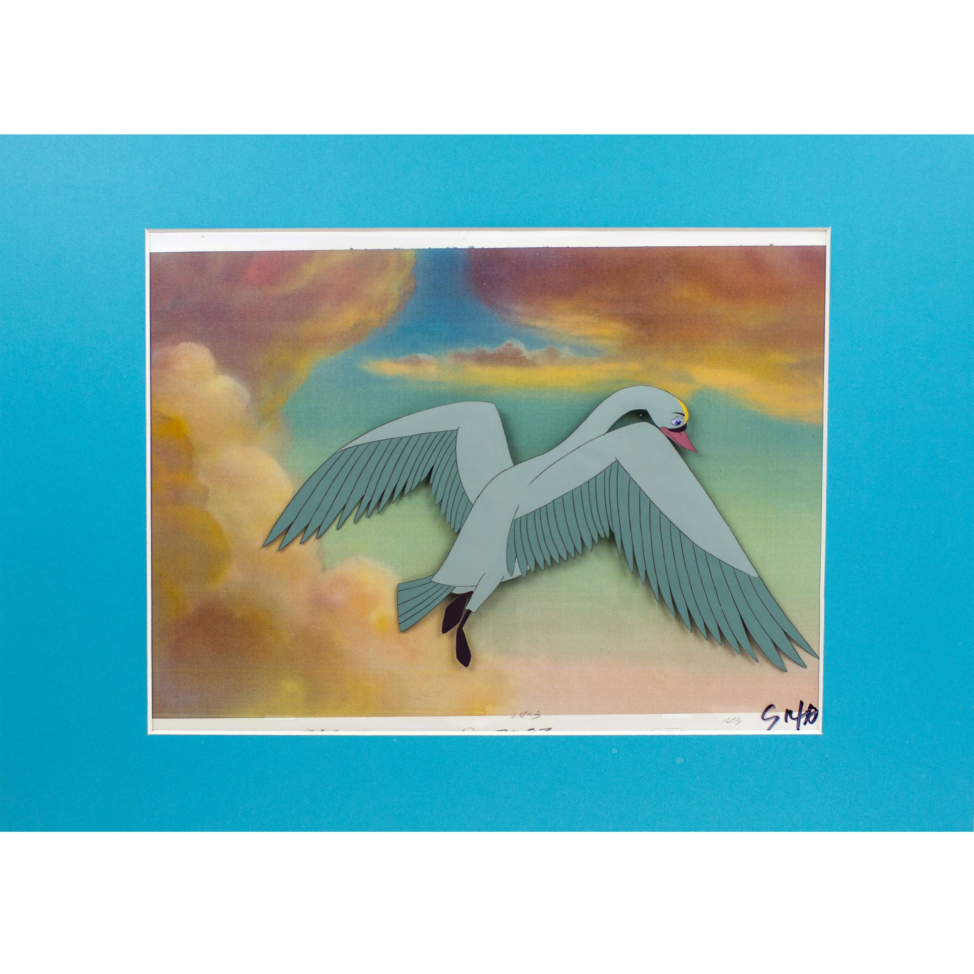 Swan Princess Celluloid Original Hand-Painted Animated Art Cel