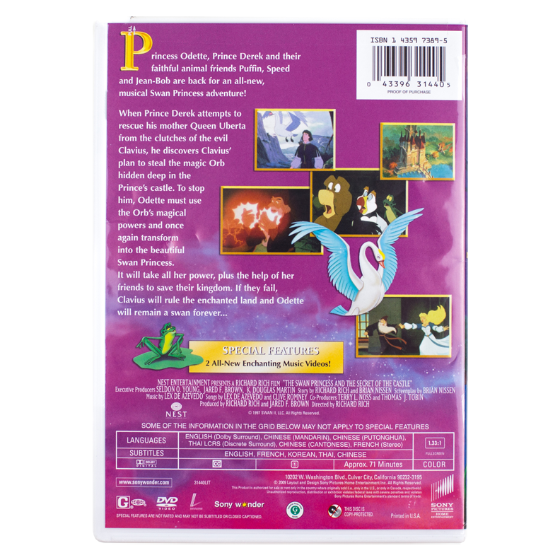 The Secret of the Castle DVD