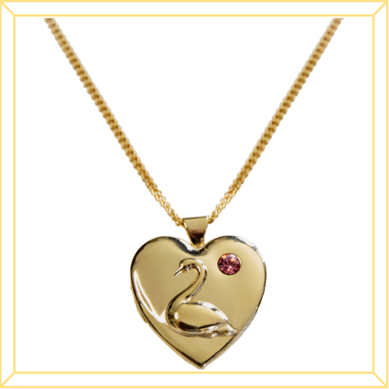 Gemstone Heart Locket