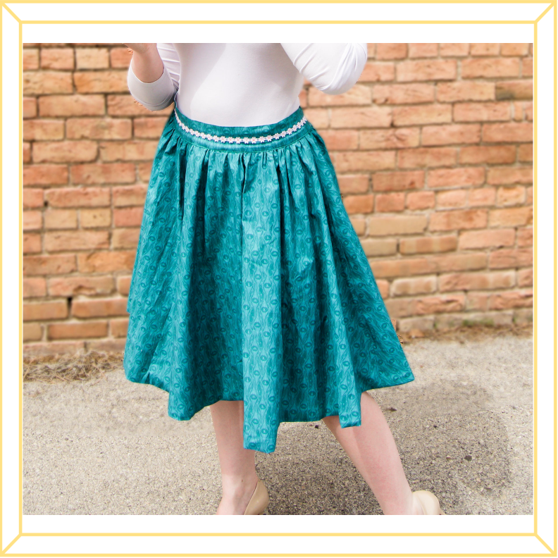 Swan Princess Circle Skirt