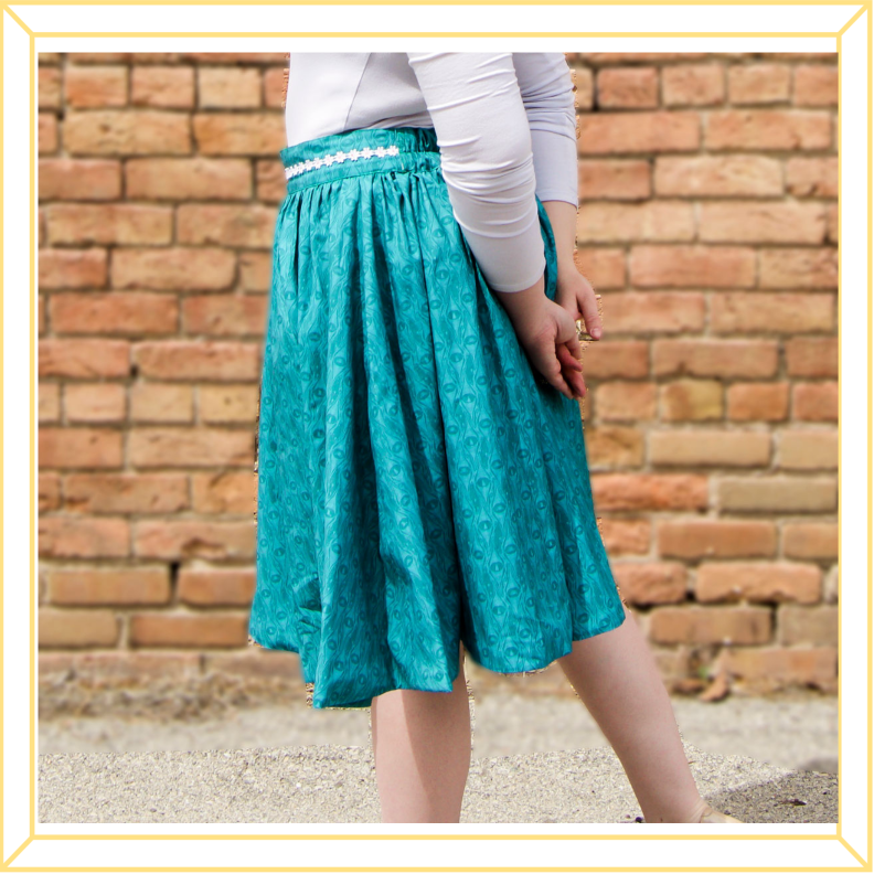 Swan Princess Circle Skirt