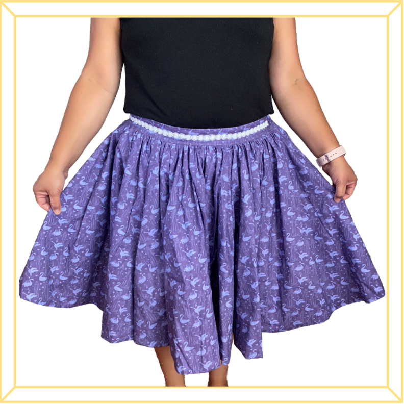 Swan Princess Circle Skirt